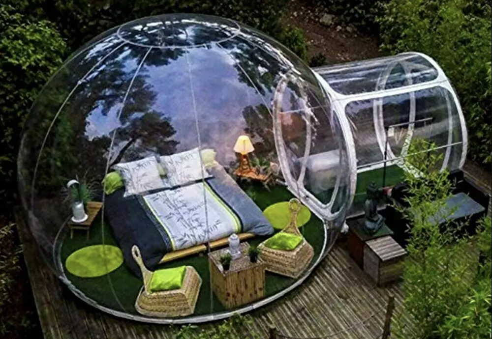 bubble tent outdoor